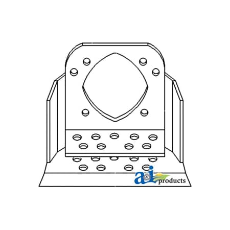 A & I Products Rear Drawbar Hanger 10.5" x12" x5" A-49B71R